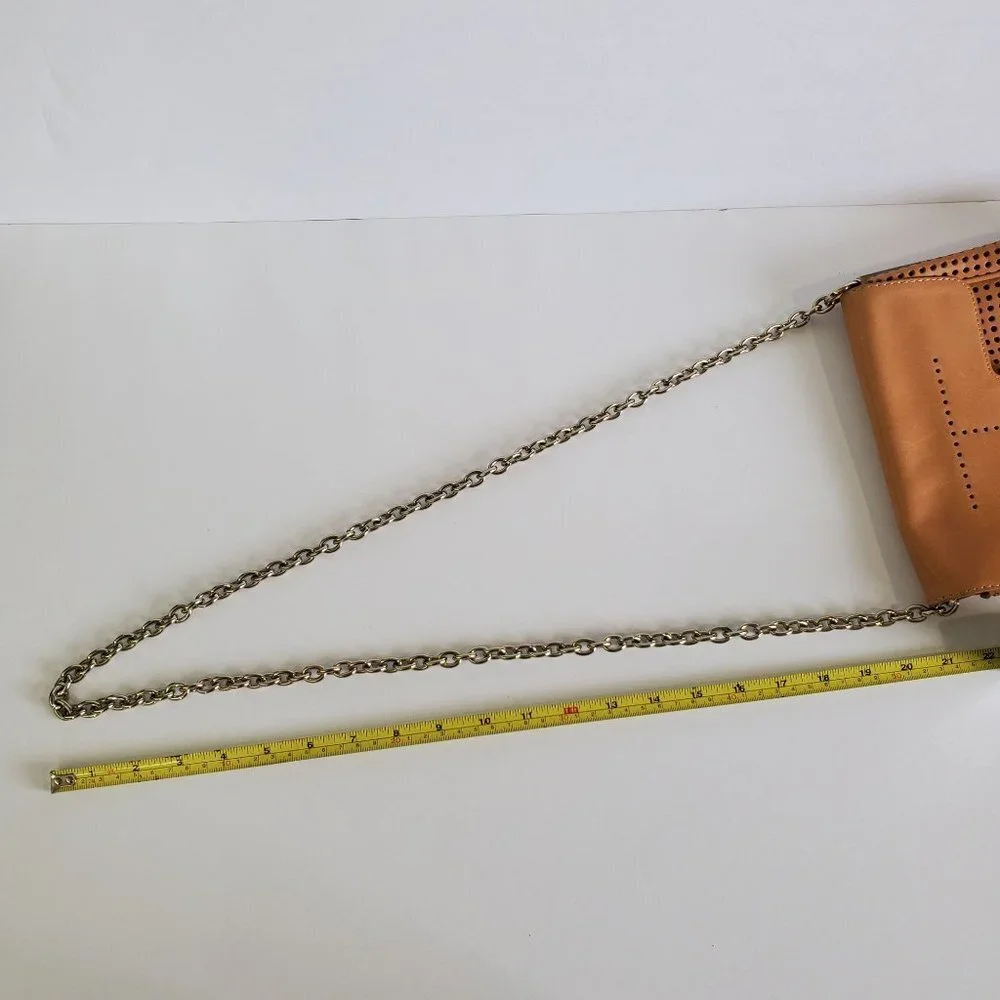 Ann Taylor Leather and Metal Cross Body Purse - Picture 7 of 10